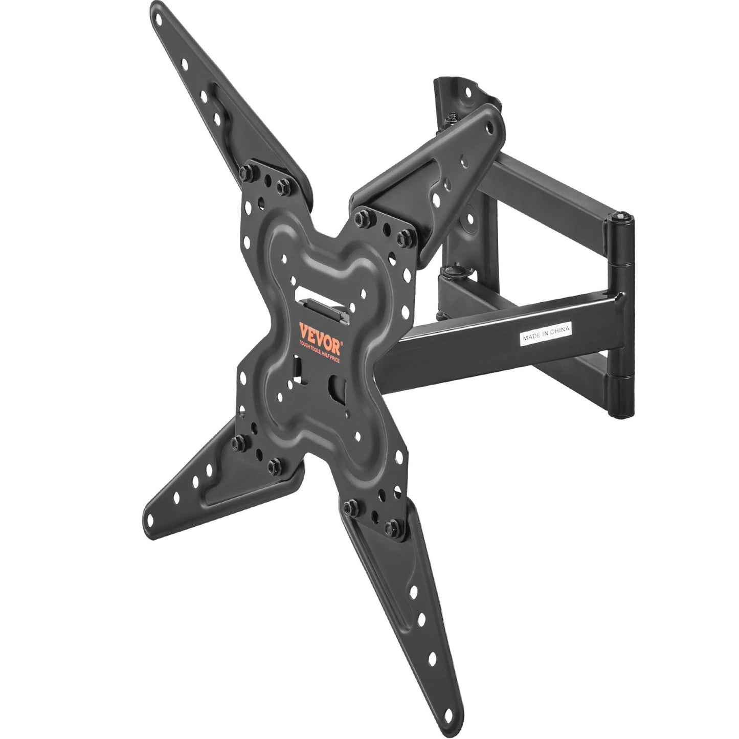 VEVOR Full Motion TV Mount Fits For Most 26-55 Inch TVs, Swivel Tilt Horizontal Adjustment TV Wall Mount Bracket With Articulating Arm, Max VESA 400x400mm , Holds Up To 99 Lbs