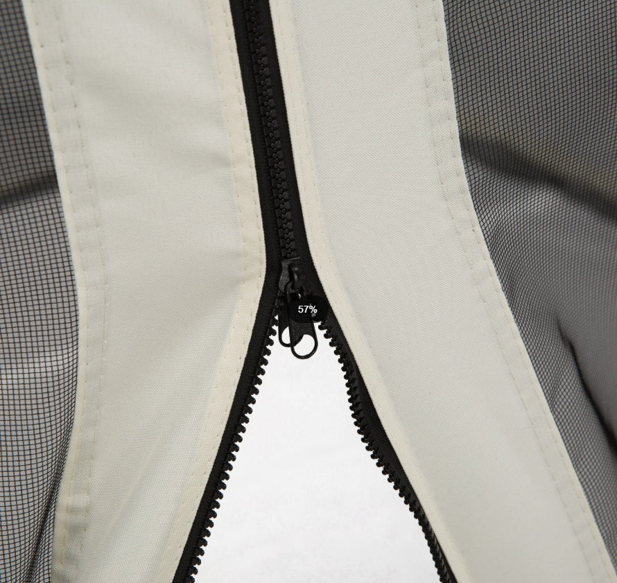 10x10 Gazebo With Netting, Canopy Tents With Zippers, Black Rings, High-quality Polyester, Washable, Sidewall Only Black