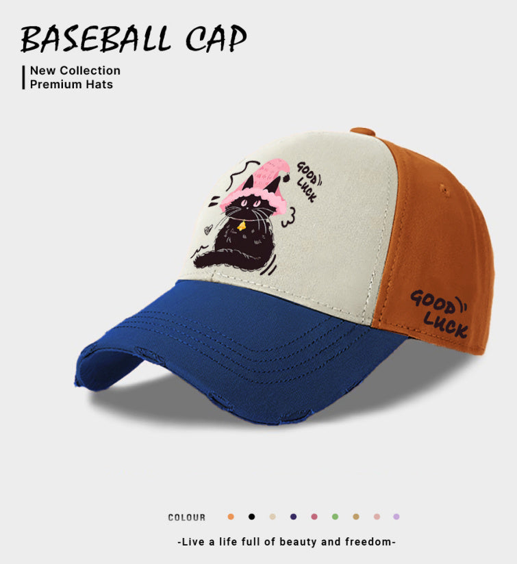 European And American Style Casual Baseball Cap For Women