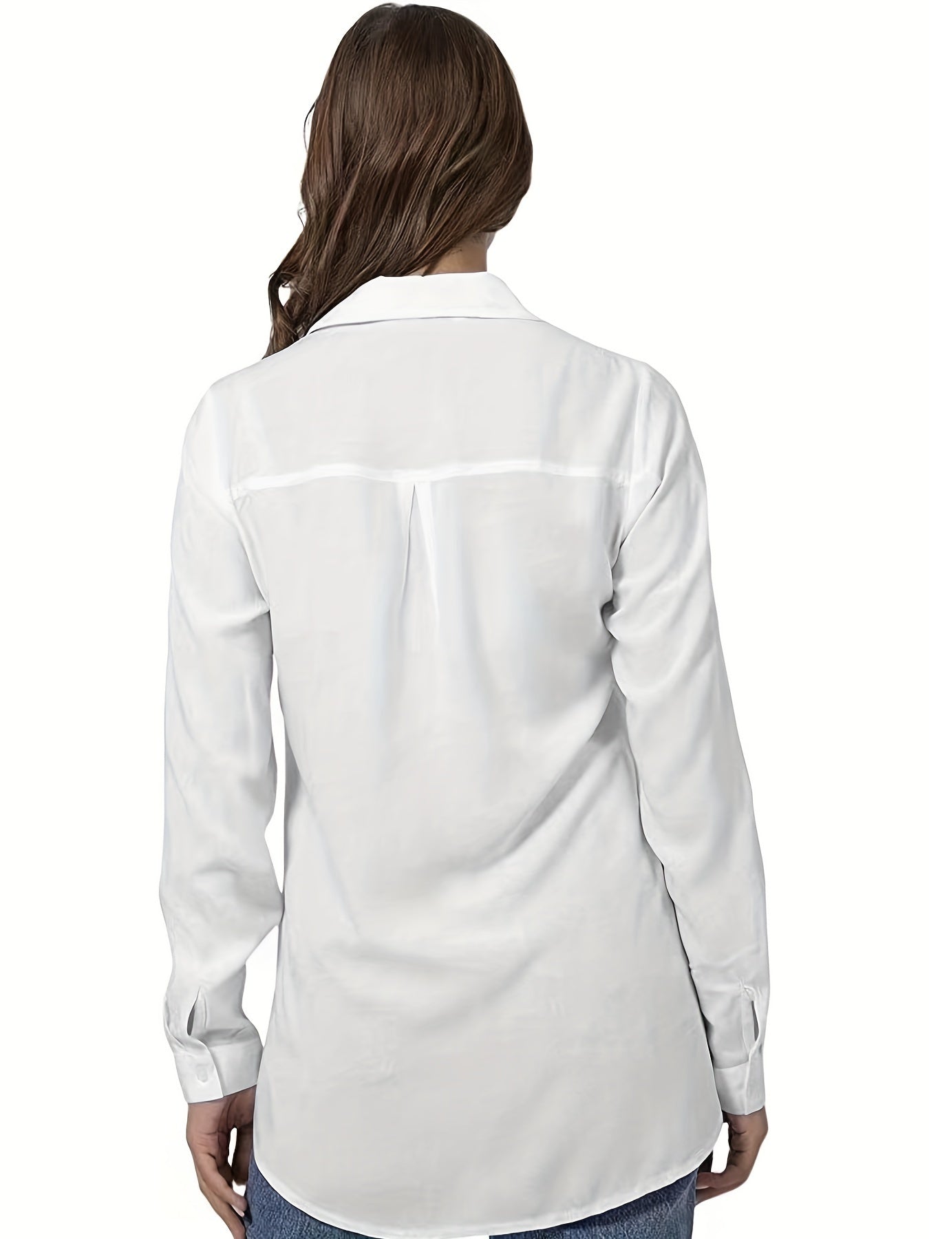 Simple Casual Long-sleeved Shirt, Versatile In All Seasons.