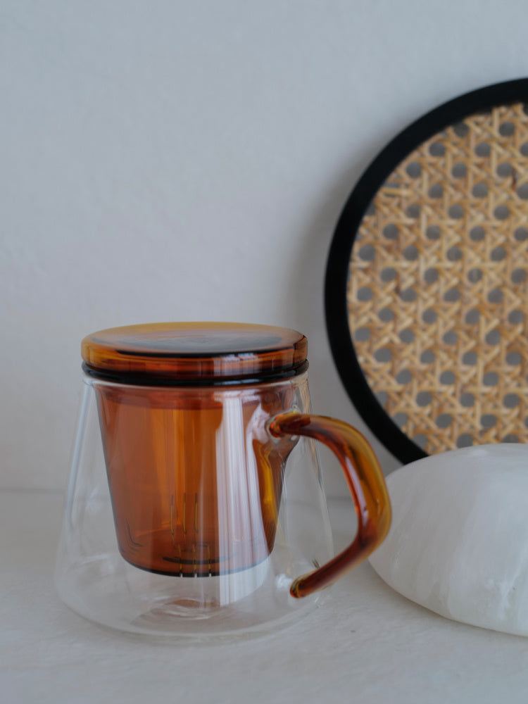 High Temperature Resistant Office Filter Tea Separation Glass