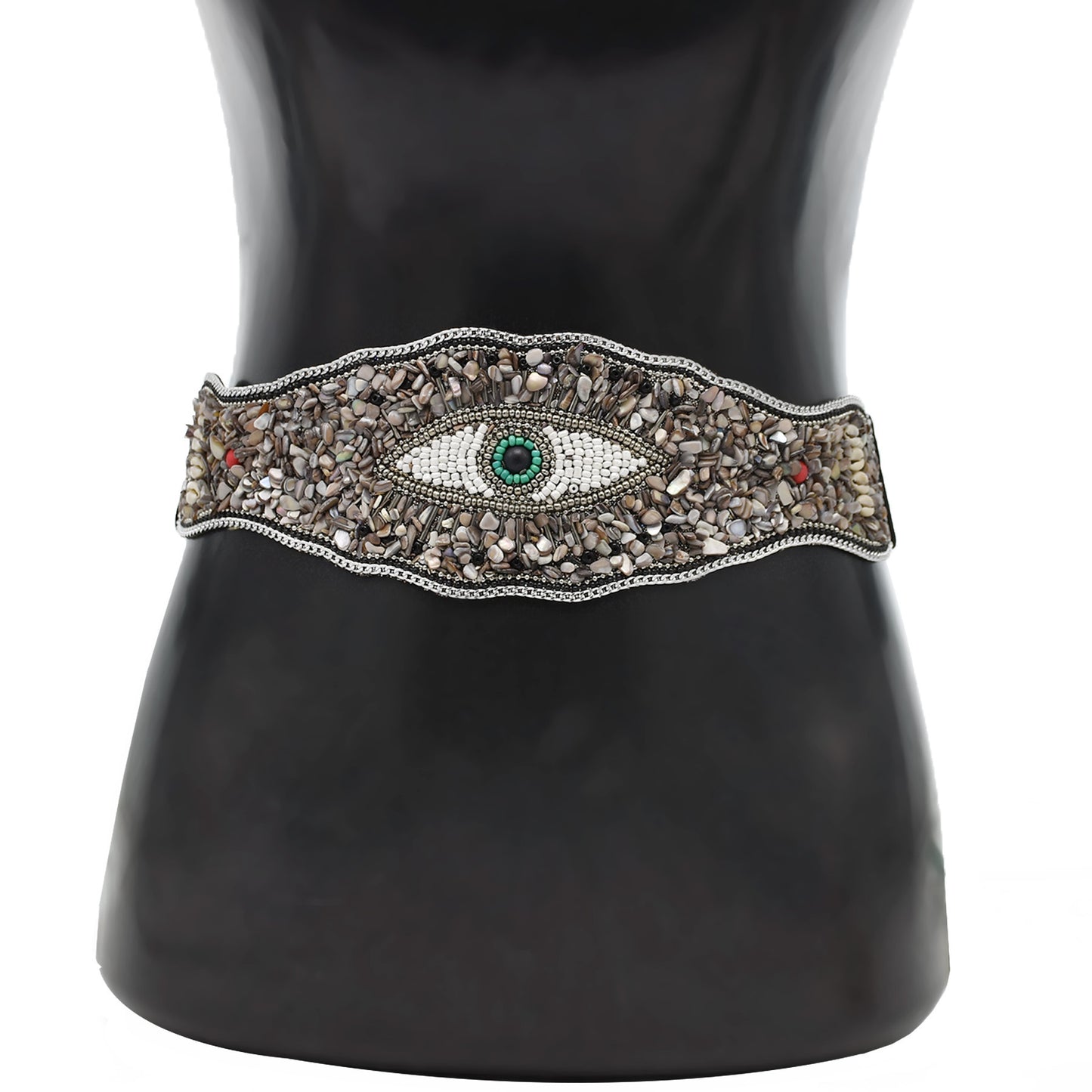 New Ethnic Style Belt Bead Stone Material