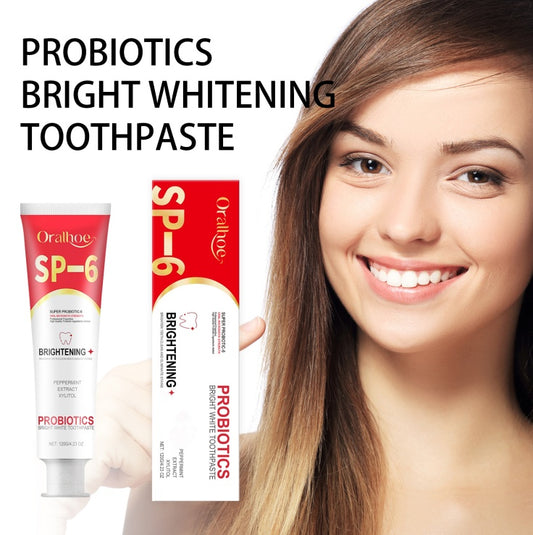 Probiotic Brightening Toothpaste For Teeth Cleaning And Hygiene, Reducing Stains, And Oral Care Toothpaste