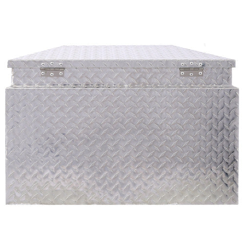 29inch Aluminum Tool Box,heavy Duty Truck Bed Tool Box,outdoor Trailer Pickup Storage Tool Box,RV Storage Organizer,underbody Box W Lock Keys,silver, 29x16.5x18.5inch