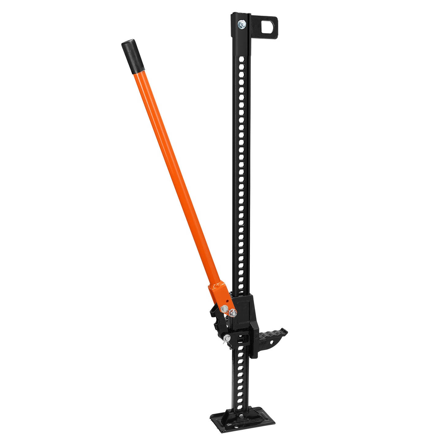 VEVOR High Lift Farm Jack, Utility Farm Jack, 7000 Lbs Capacity Ratcheting Off Road Utility Jack, Heavy-Duty Farm Jack For Tractor, Truck, SUV, Bumper Lift, Orange