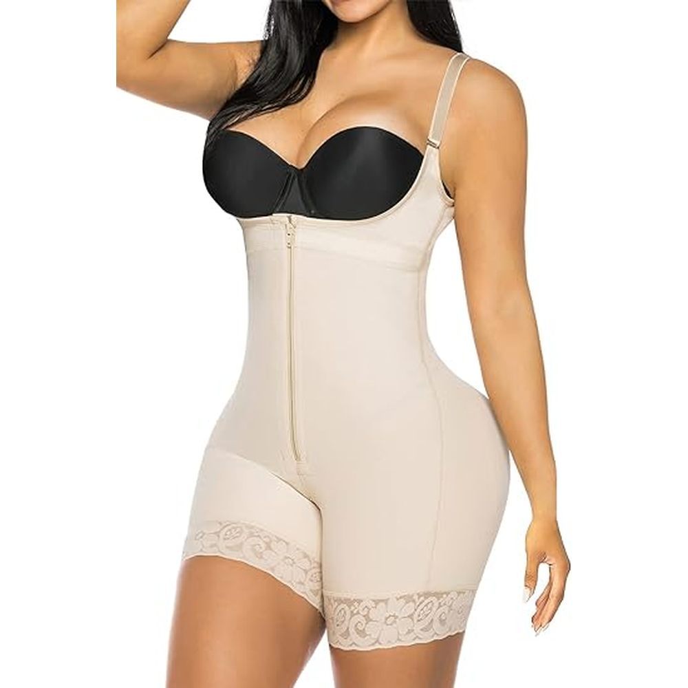 High - Waist Tummy - Control ShapeWear Party Daily REACH - Certified Lace - Trim