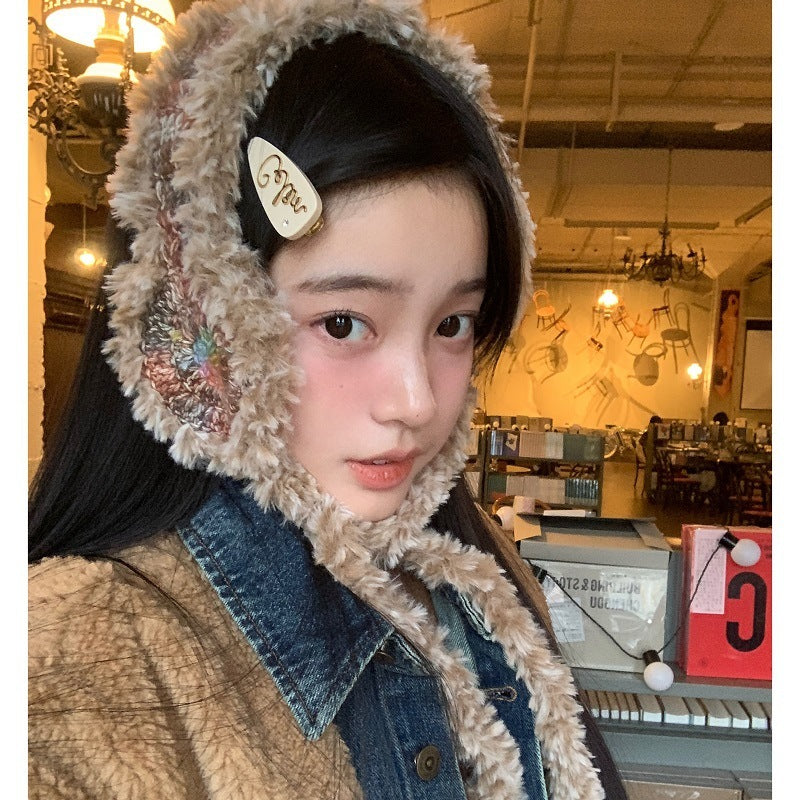 Maillard Vintage Plush Women's Winter Warm Anti-freezing Cute Ear Covers