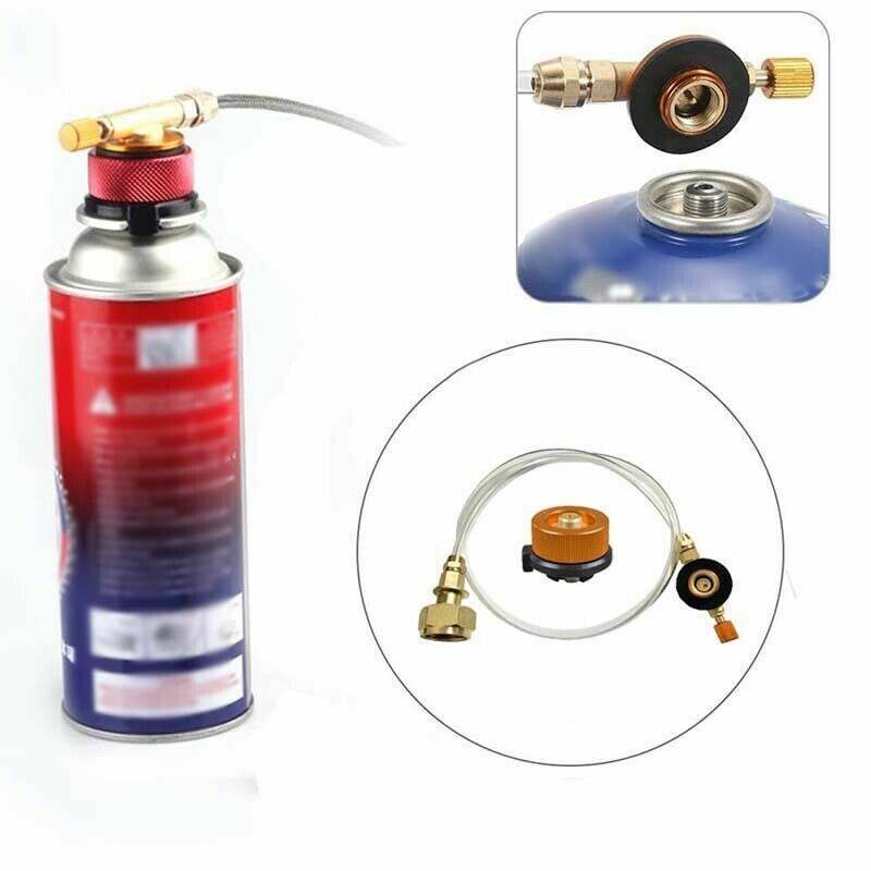 Gas Tank Adapter Hose Set Connection Gas Cartridge For Camping Stove Adapter