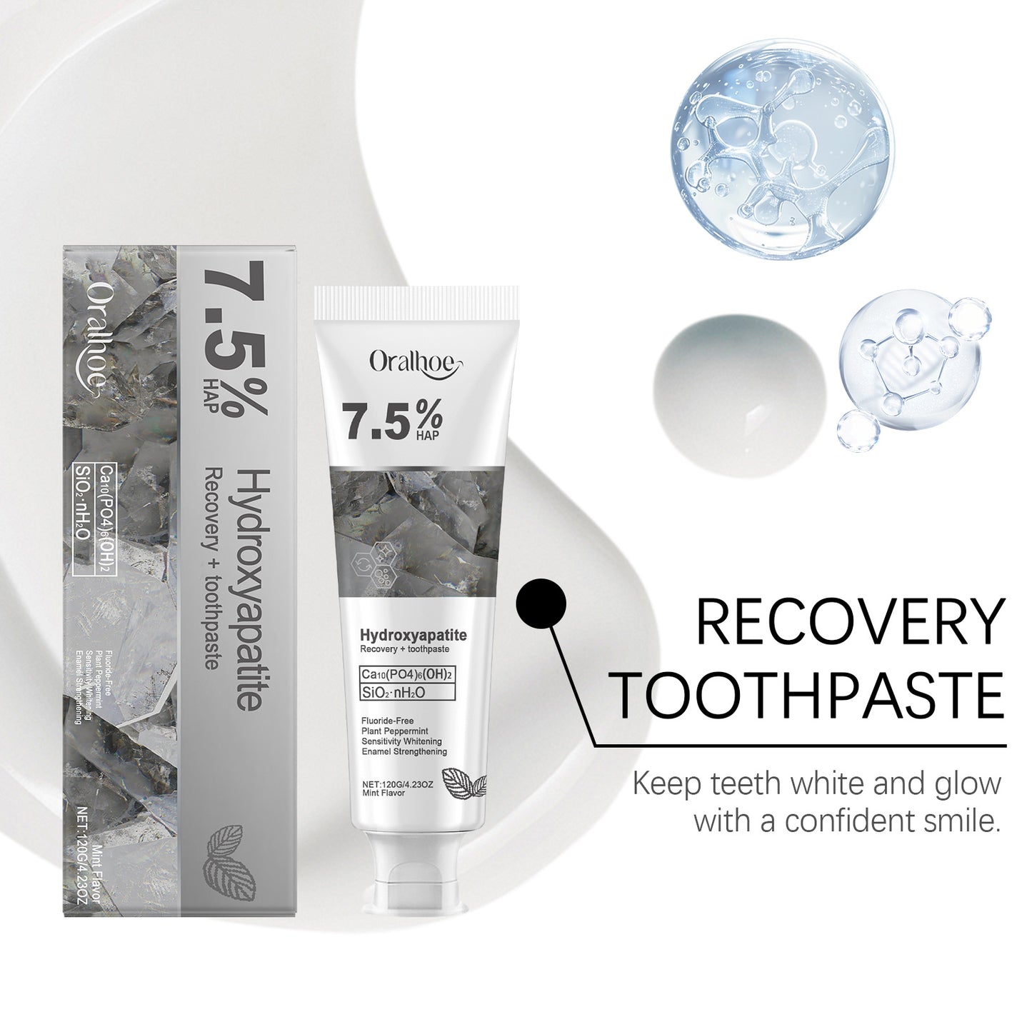 The Brightening Teeth Care Toothpaste Gently Cleans Gums On A Daily Basis, Removes Stains And Tartar, And Freshens Breath