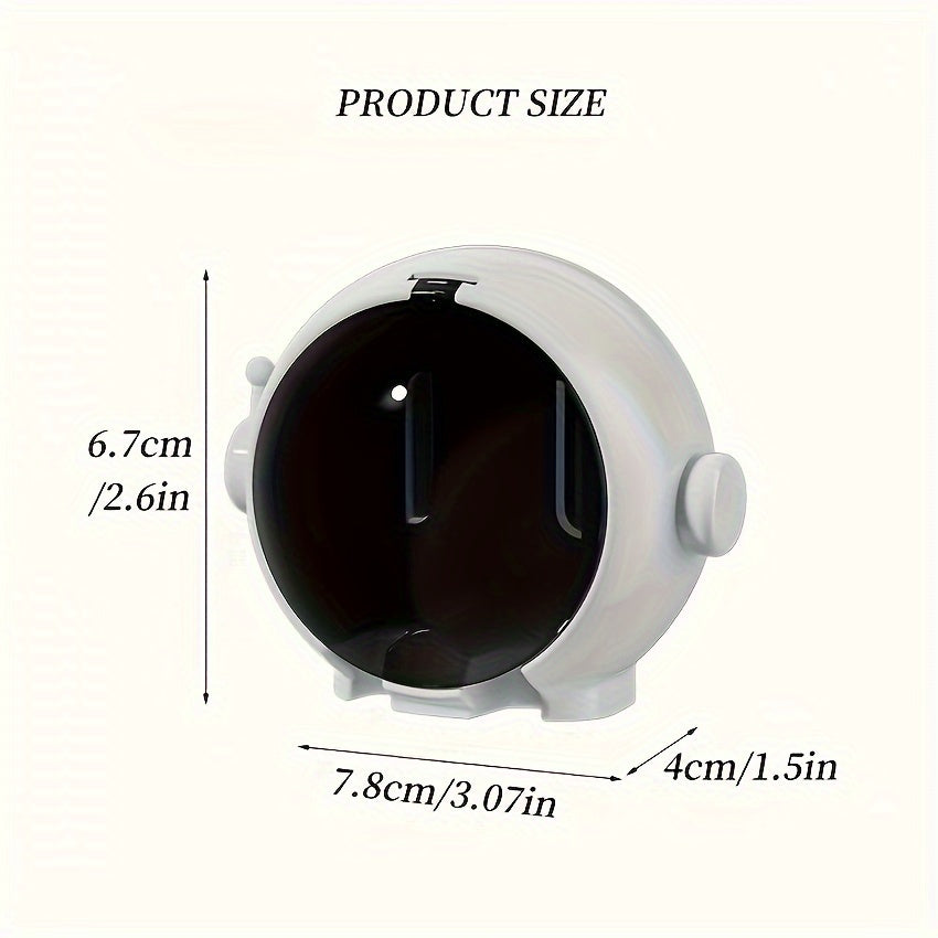 Astronaut Toothbrush Holder Bathroom Non-perforated Wall Upside-down Draining Couple Electric Toothbrush Storage Rack Bathroom Wall