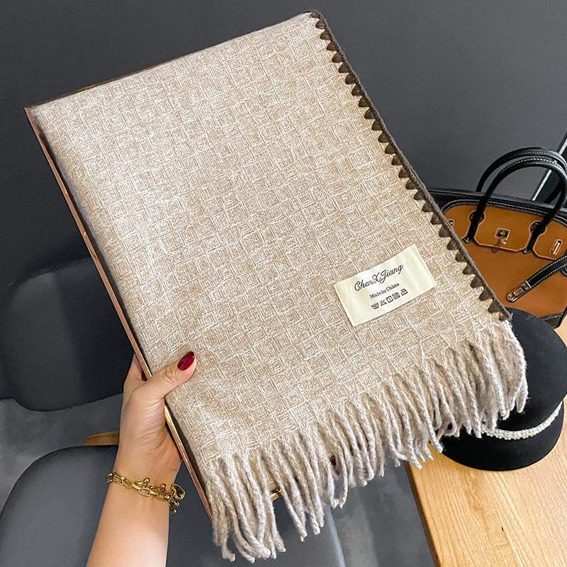 Double Sided Cashmere Thickened Student Neck