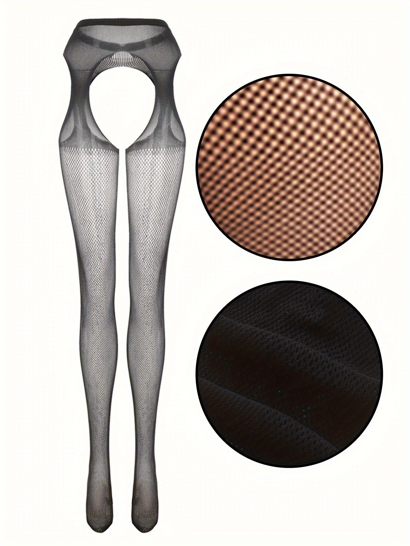 Women's European And American Hollow Bottoming Pantyhose