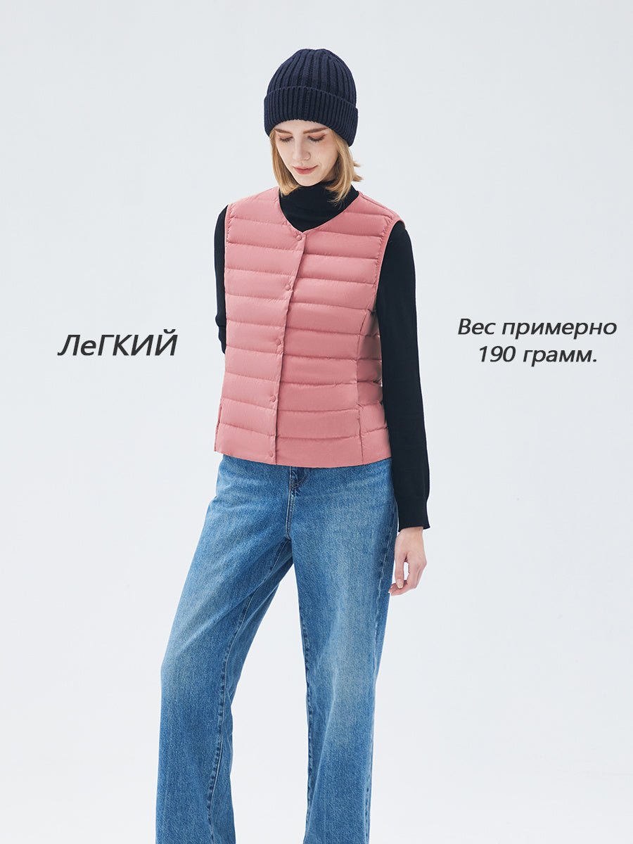 WOMAN Lightweight Down Packable Vest No Free Shipping Only Available At Official Warehouse Prices