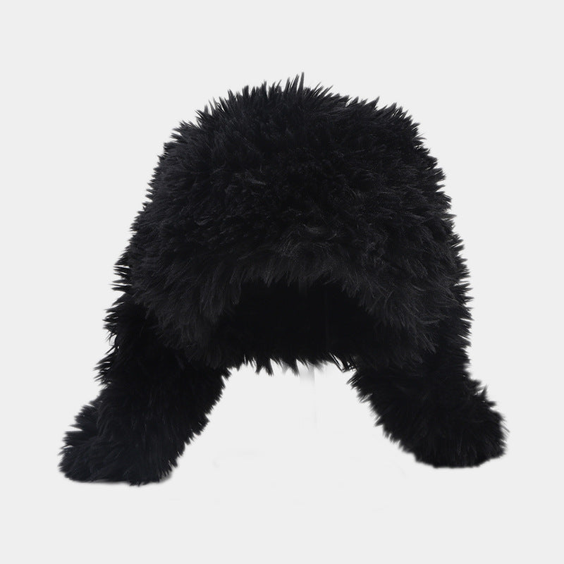 Colorful Plush Rabbit Ears Cute Funny Ushanka