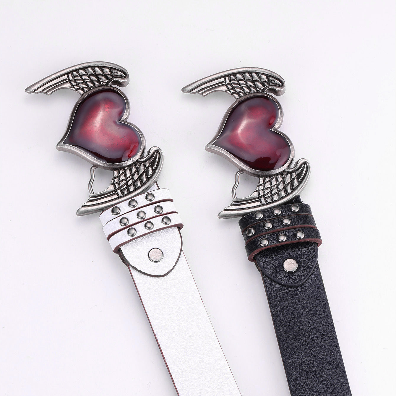 Fashion Personality Heart Wings Belt Ladies