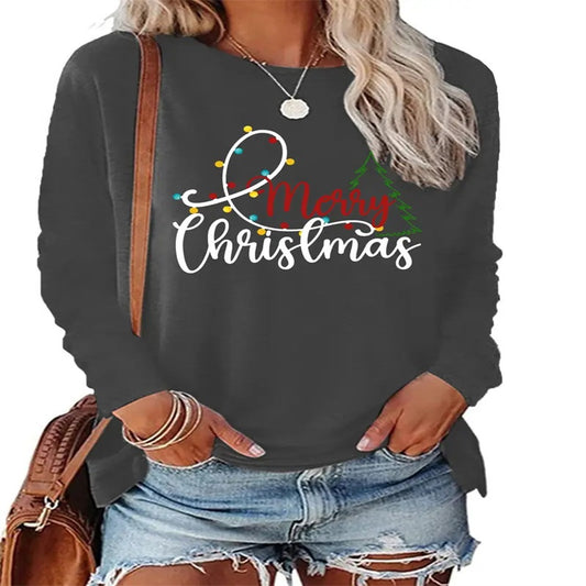 Women's Printed Hoodless Sweatshirt