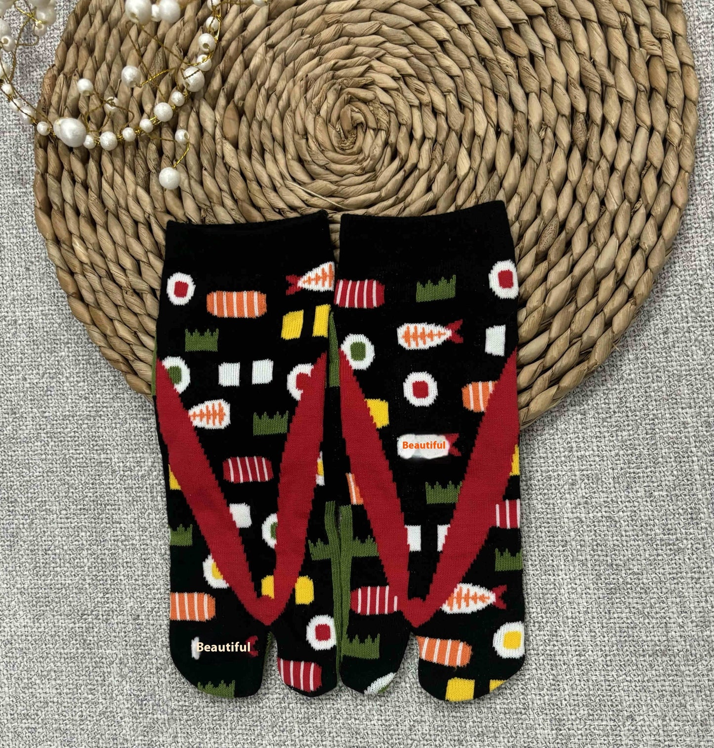 Two-toe Socks Split Toe Women's Cotton Socks