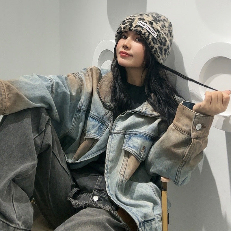 High-end New Jacquard Thick Warm All-match Knitted Hat