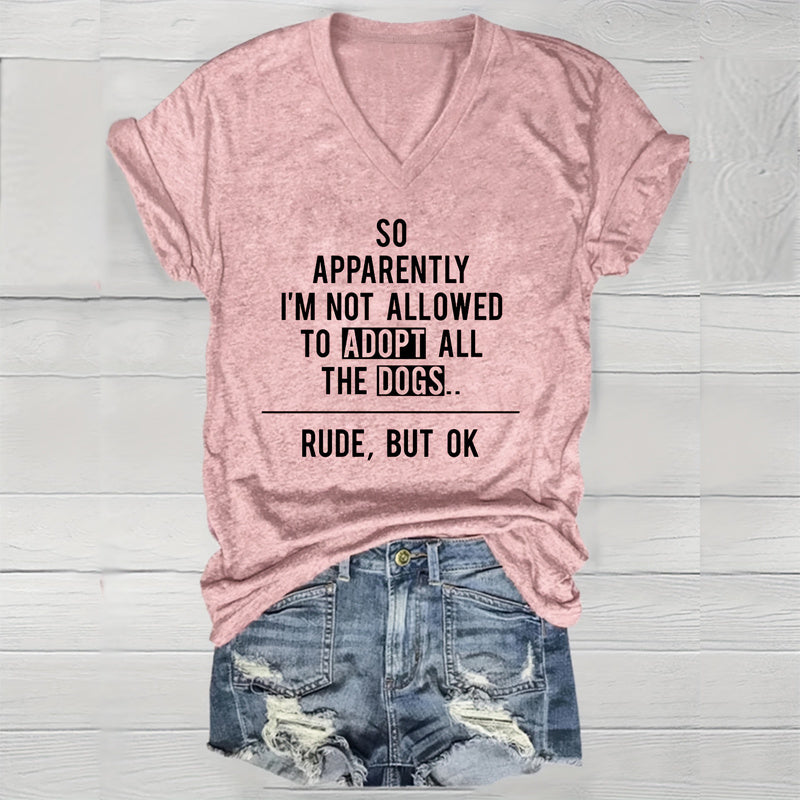 Women's V-Neck Letter Print T-Shirt - Comfortable Casual Summer Top