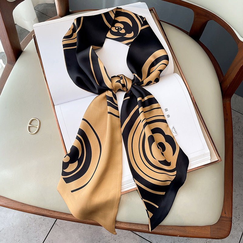 Simple Warm Scarf Hair Band Thin And Narrow Ribbon