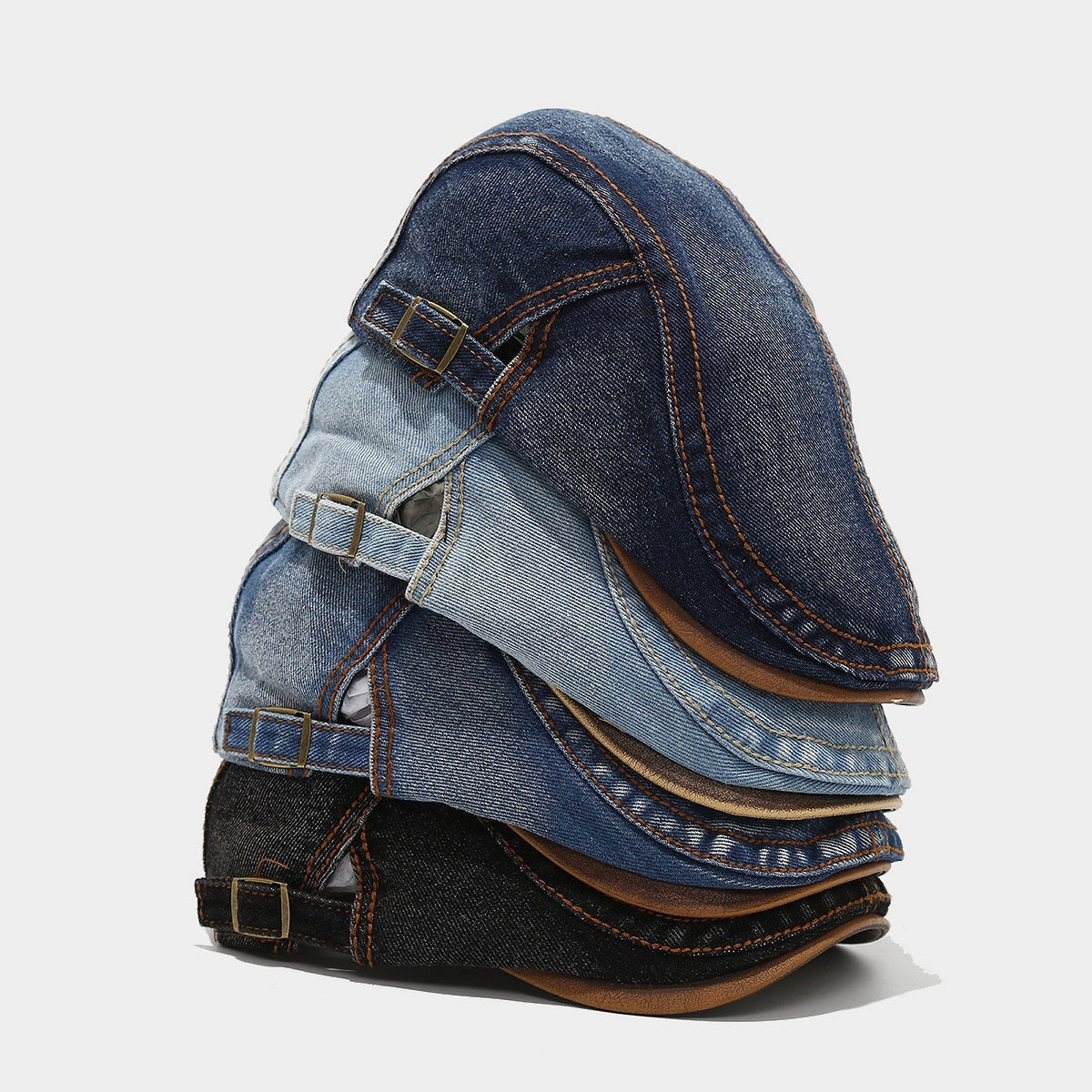 Washed Denim Hat Korean Fashion Women's Fashion Beret