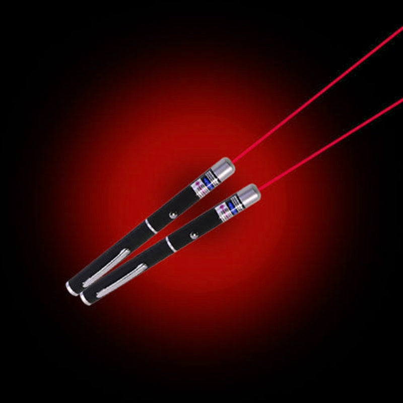 650nm Red Laser Pointer Pen Light Visible Single Beam AAA Lazer Torch 5PCS 9900 Miles Mini Small Teaching Pen Light Pet Toys