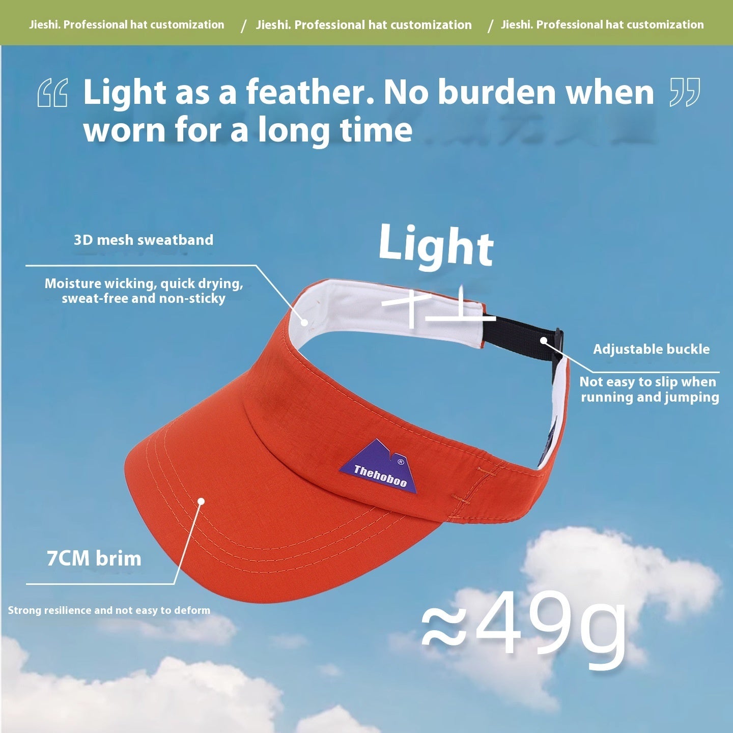 Sports Breathable Casual Visor Cap