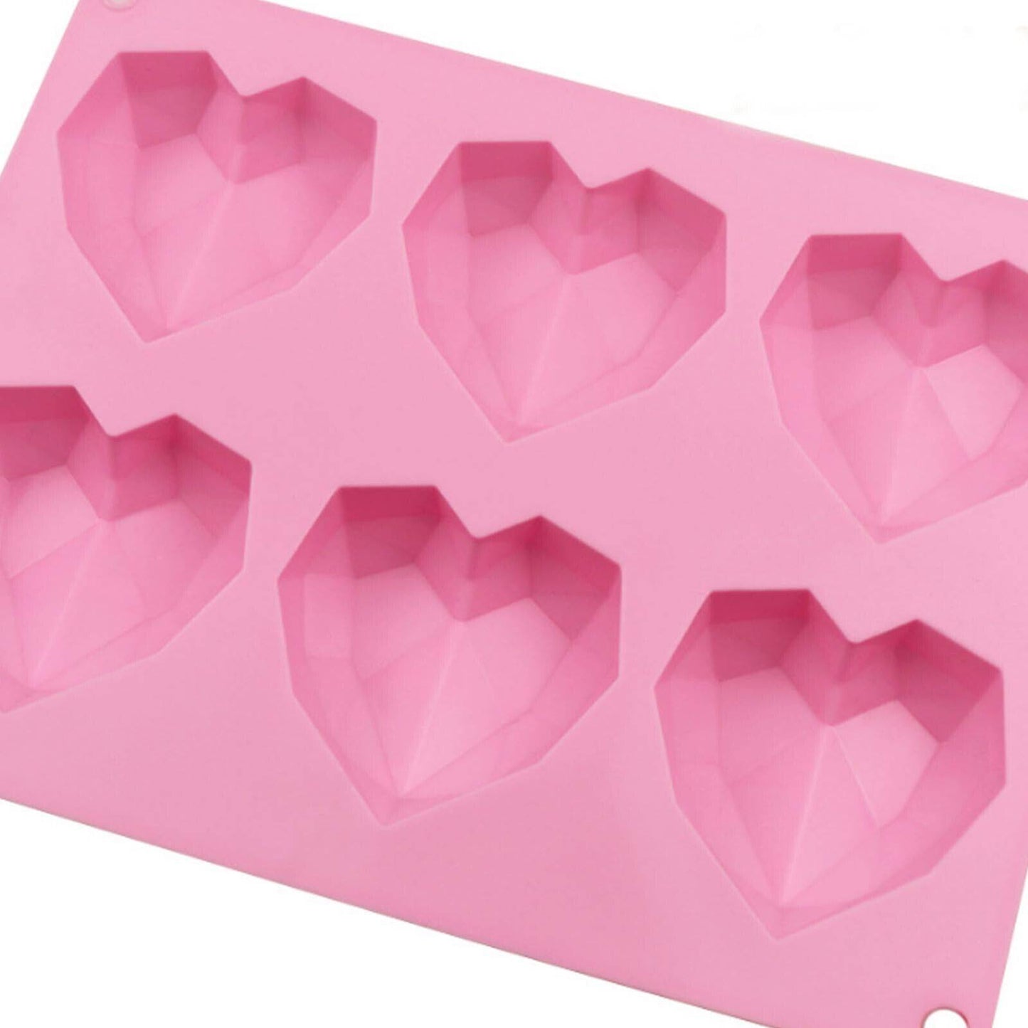 DIY 3D Fondant Mold Silicone Heart Shape Candy Cake Chocolate Mould Sugar Craft