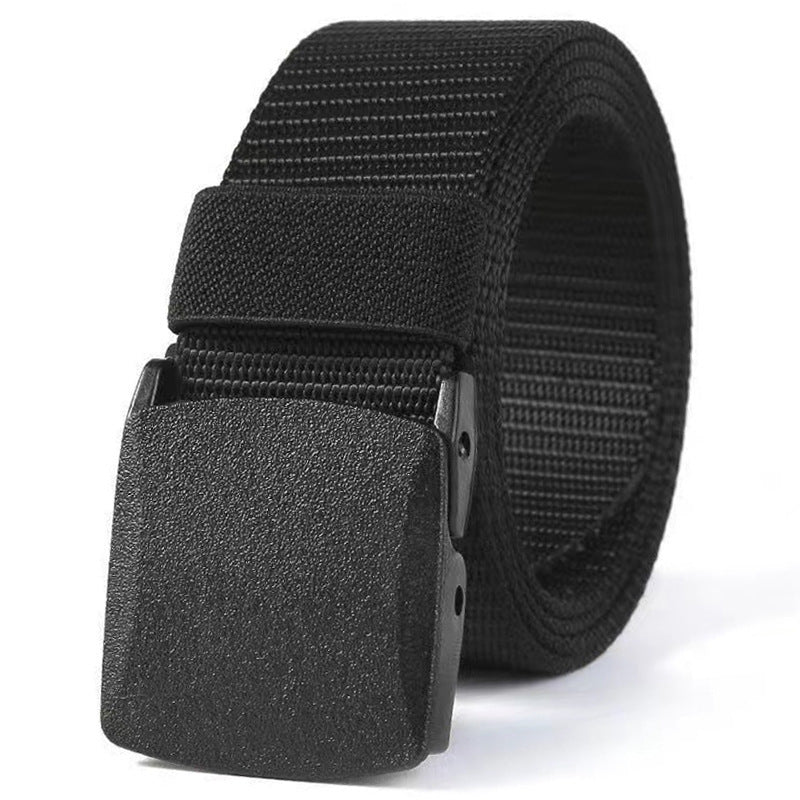 Nylon Tactical Belt Men's And Women's Same Outdoor Metal-free Canvas