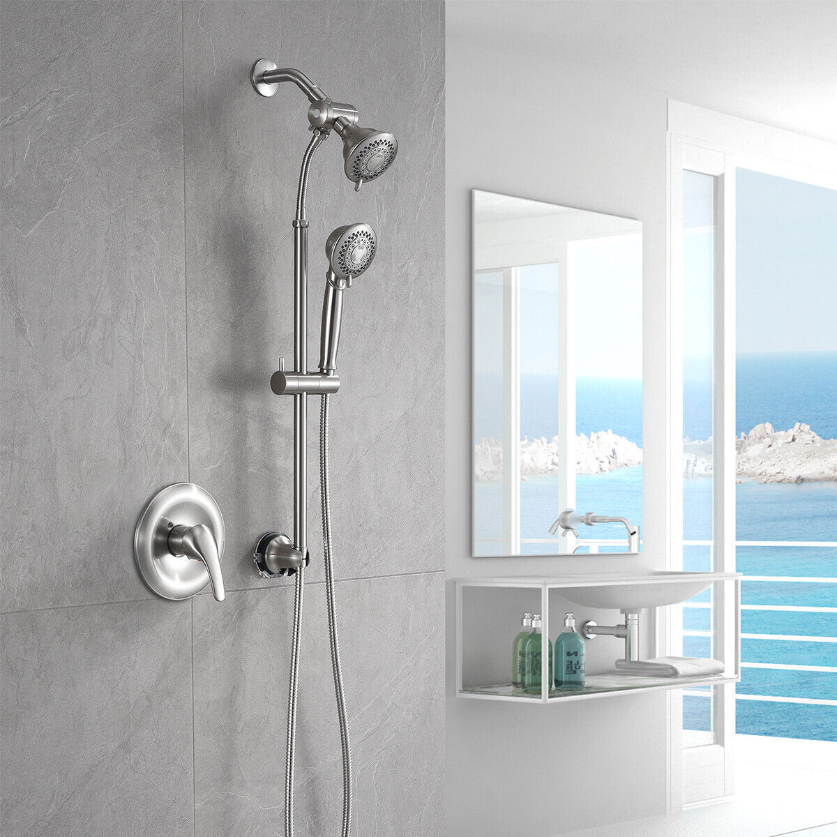 Shower Head Hose 3 Meters 118 Inch Extra Long Bathroom Flexible Stainless Steel Pipe Household Flower Wine Shower Hose