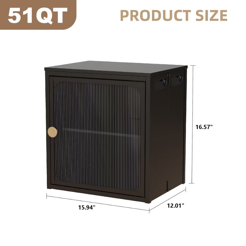 Single Sturdy  Convenient Fordable Cabinet, Durable Steel-Wood Combo With Anti-Slip Design  Quick Fold  Install, Easy To DIY Storage Container With Door, White