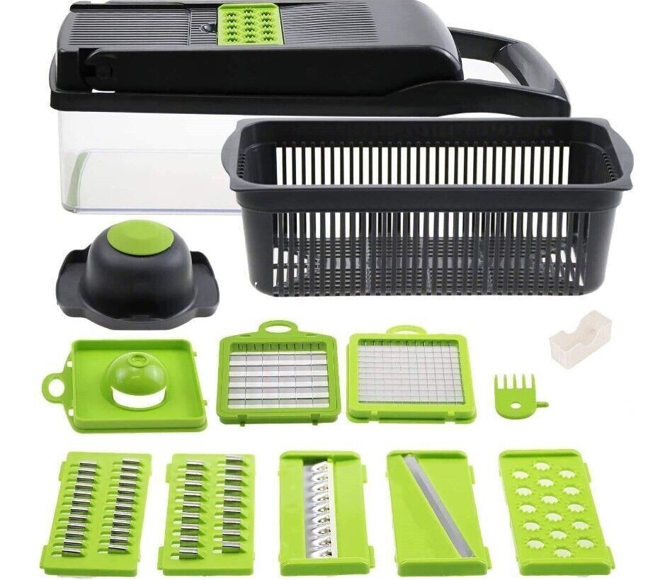 15 Multi Slicer Set Vegetable Slicer Kitchen Grater Vegetable Slicer Inserts Pus Separator