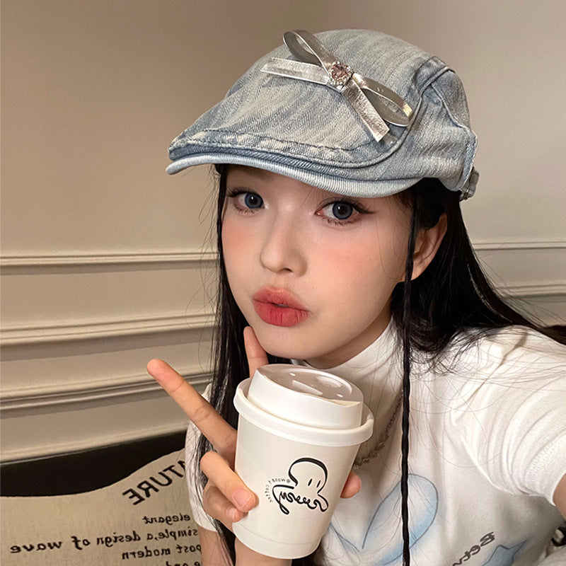 Original Diy Bow Advance Hats Female Summer