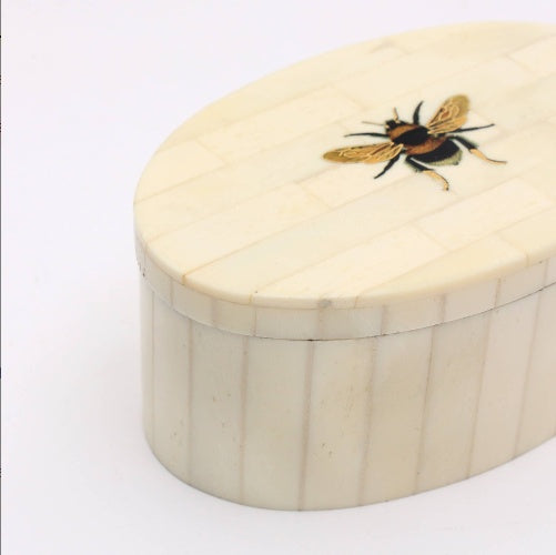Decorative Storage Box With White Bone Material