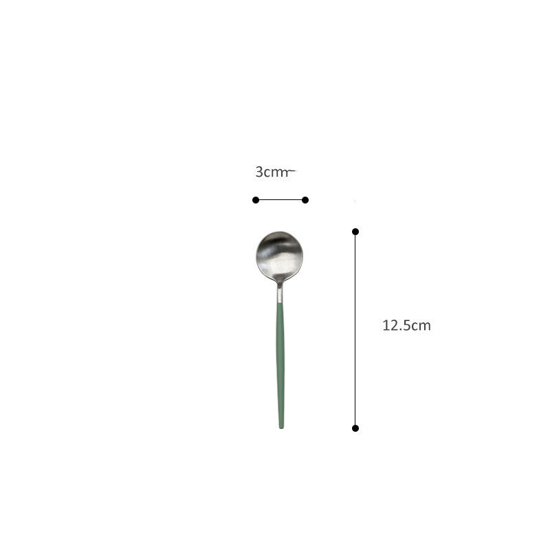 Electroplating Western Tableware Stainless Steel Cutlery Set