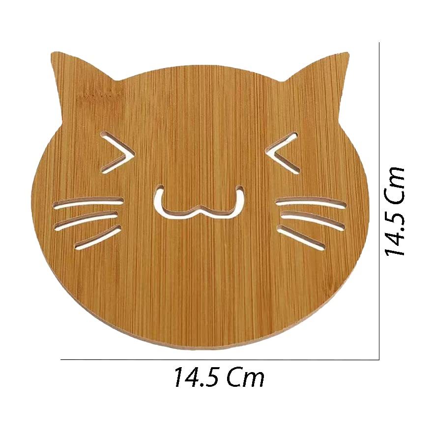 Cartoon Coasters Cup Carriers For Drinks Table Placemats Wood Drink Drinking Coaster Coffee Mug Rack Coffee Cup Stand Cup Coaster Wood Cup Wooden Dining Table Cup Holder