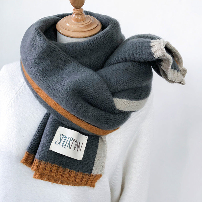 All-match Knitted Wool Student Japanese Long Style