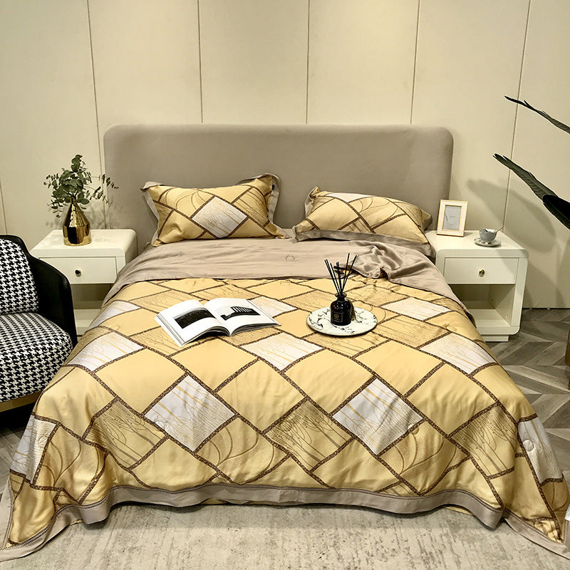 High-end Tencel Summer Cooling Duvet Four-piece Set