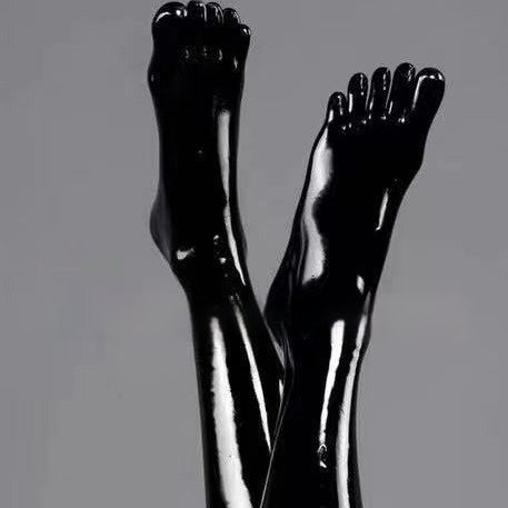 Mid Tube Latex Five Finger Three-dimensional Mid Tube Socks