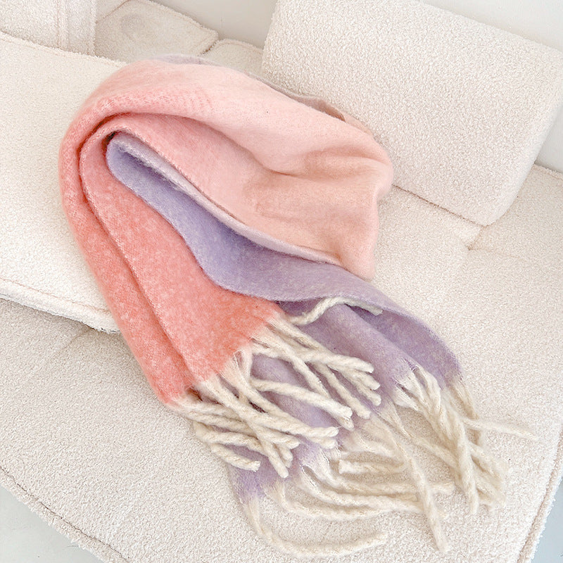 Women's Gradual Thickening Cashmere Like Scarf