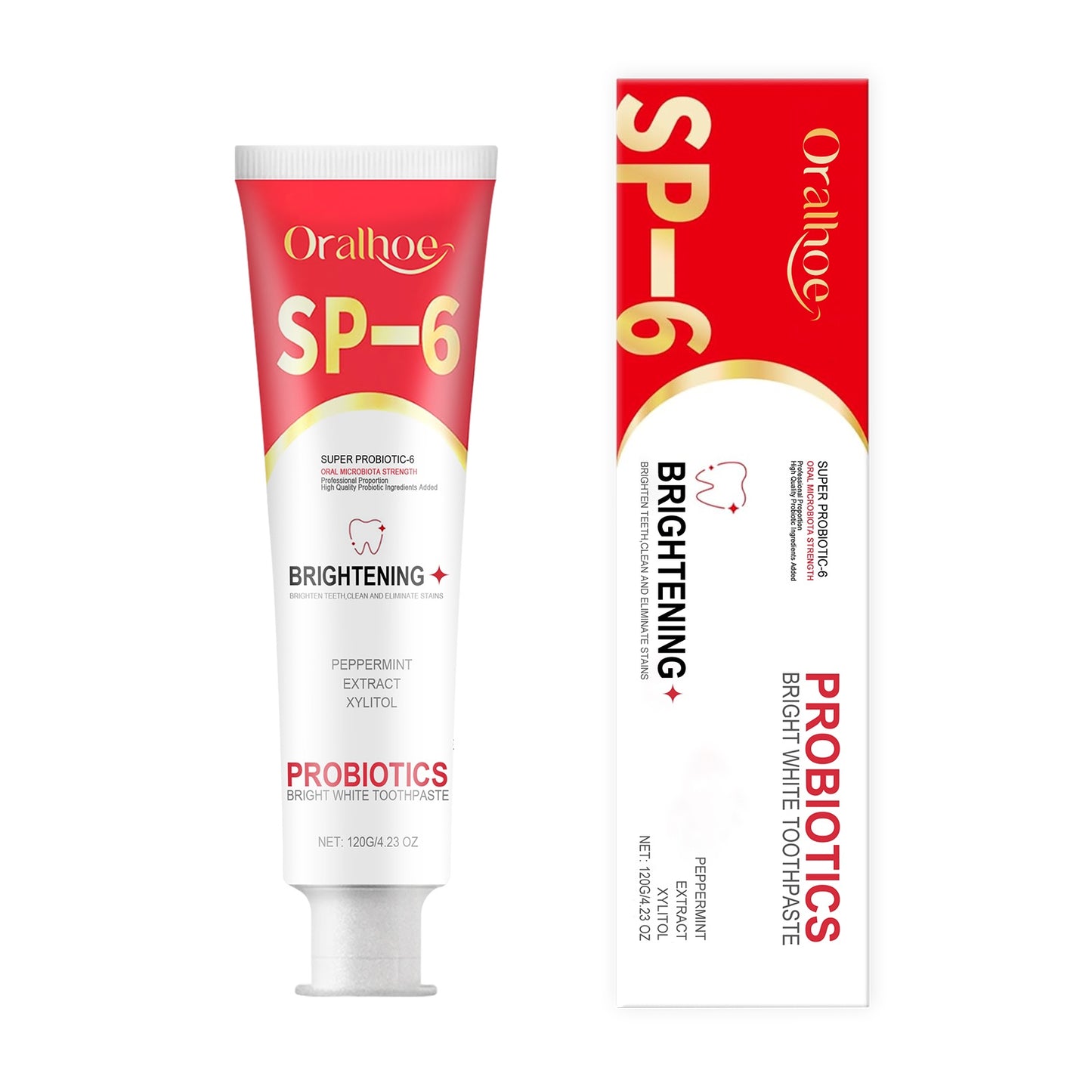 Probiotic Brightening Toothpaste For Teeth Cleaning And Hygiene, Reducing Stains, And Oral Care Toothpaste