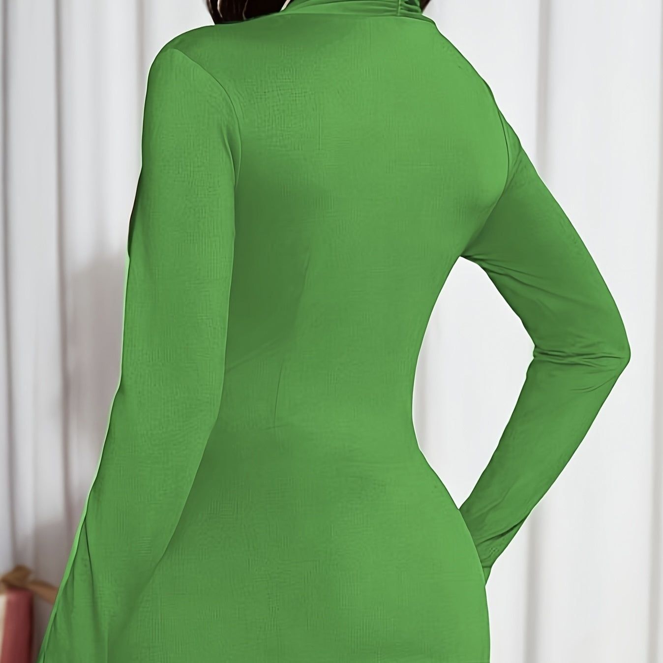 Ladies' Fashionable And Elegant Temperament, Versatile Solid Color Pleated T-shirt Top, Elegant And Directional