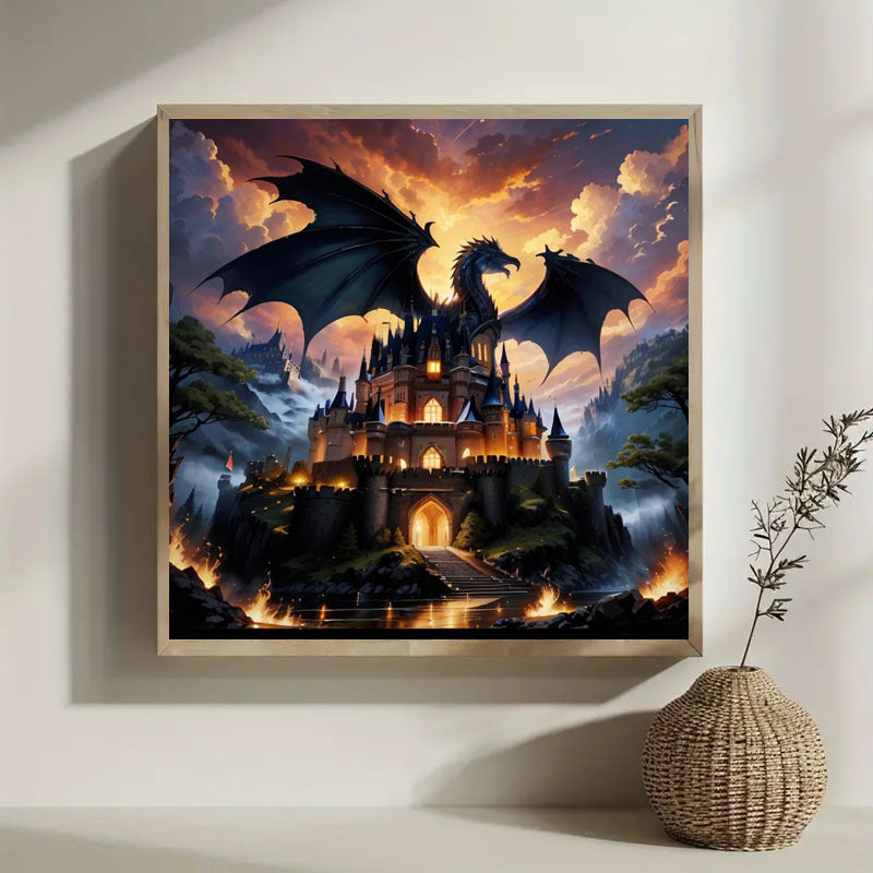 5DDIY Diamond Painting Set - Full Diamond Round Water Diamond Art