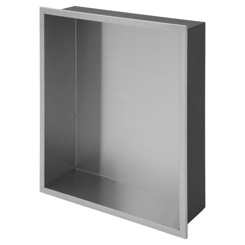 15 X 13 In Stainless Steel Shower Niche - Brushed Nickel, Waterproof, Easy Installation, Corrosion-Resistant
