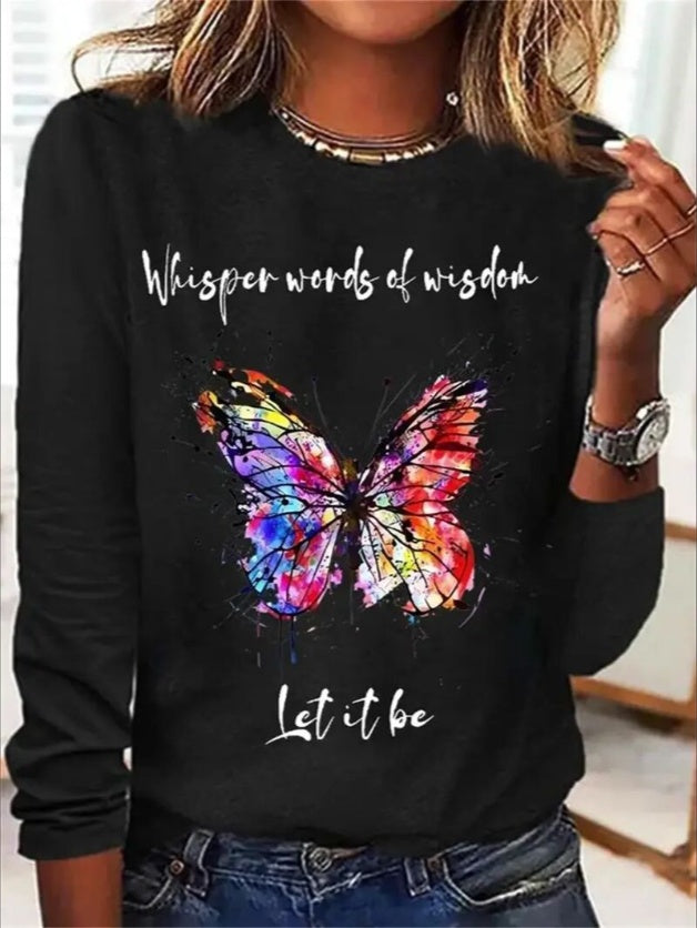 Women's Long Sleeve Hoodless Sweatshirt