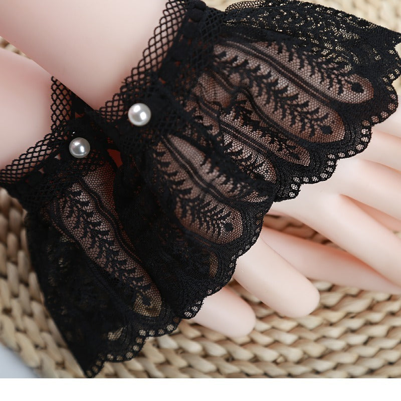 Women's Fashion Personalized Lace Hollow Crocheted Gloves