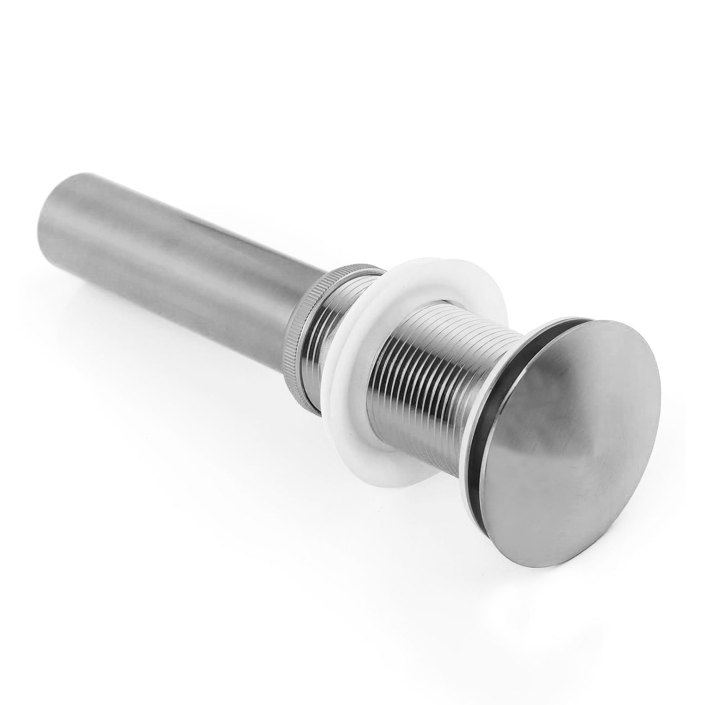 The Bathroom Sink Drain Has No Overflow Hole, And The Basin And Washbasin Pop-up Drain Is Made Of 304 Stainless Steel