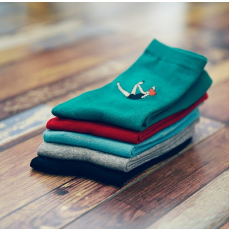 Women's Cartoon Fashion Candy Color Socks