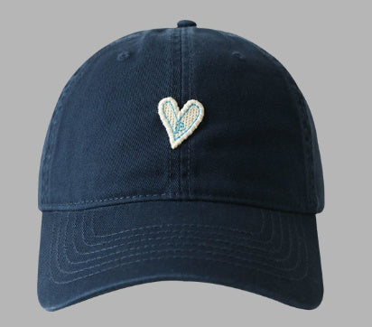 Retro Sweet Big Head Circumference Soft Peaked Cap