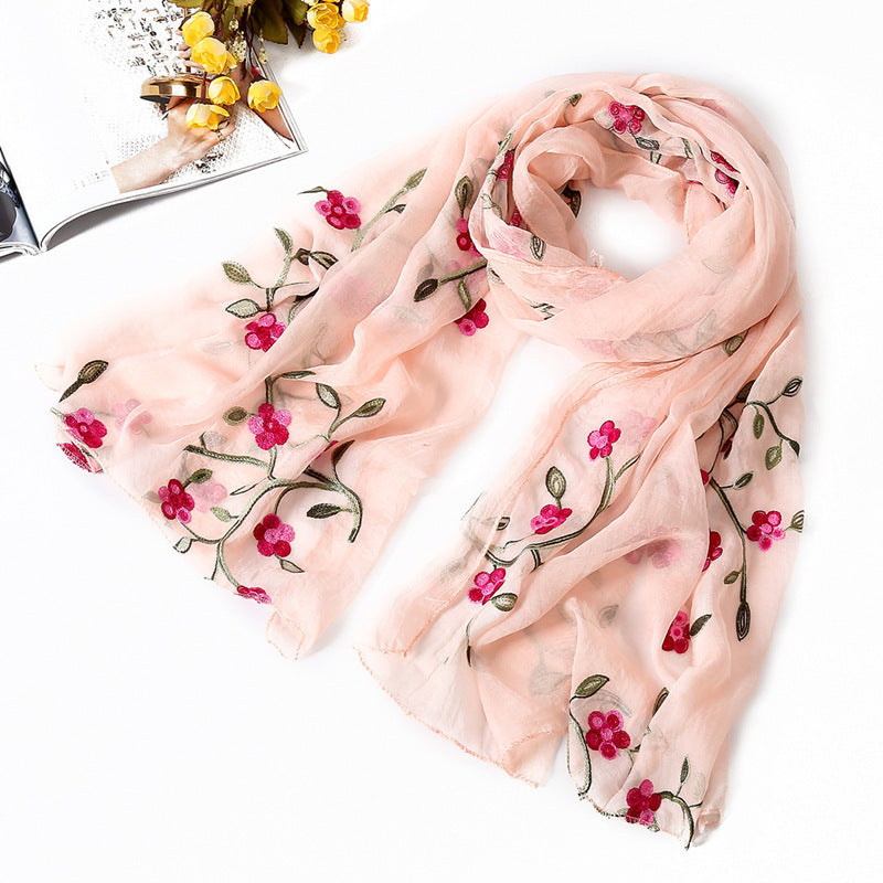 Ladies Silk Scarf Shawl